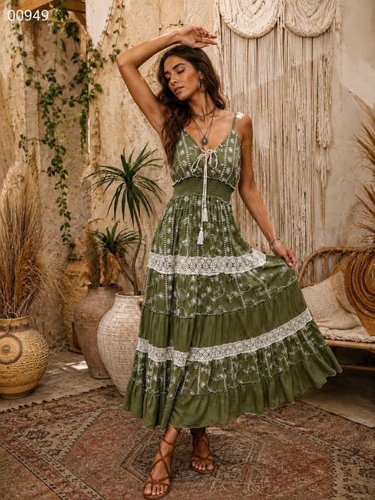 #00949 Langes Kleid, Stück