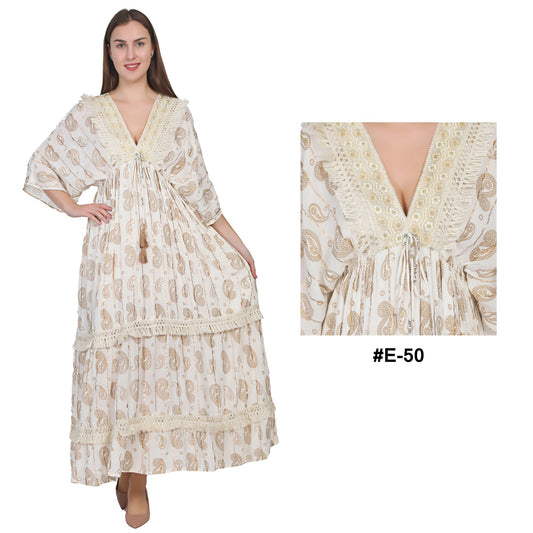 #E-50-Long Dress  pack of 6