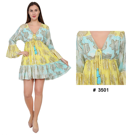 #3501-Short Dress pack of 6