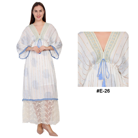 #E-26-Long Dress pack of 6