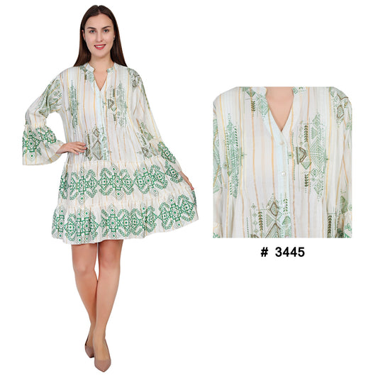 #3445-Short Dress pack of 6