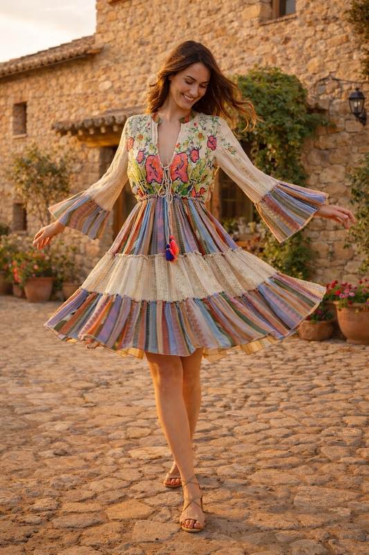 #8017 SHORT DRESS PCS