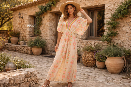 #8025 LONG DRESS PCS
