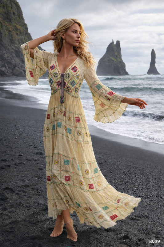 #8039 LONG DRESS PCS