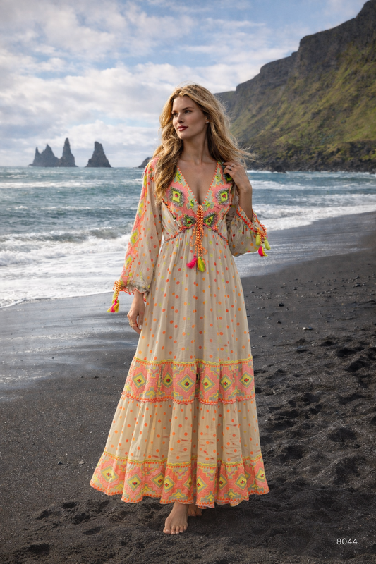 #8044 LONG DRESS PCS