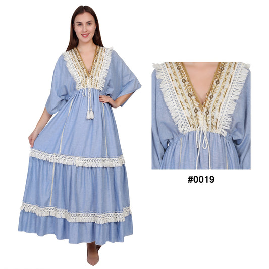 #AF-0019 Long Dress pack of 6