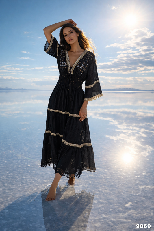 #9069 Langes Kleid