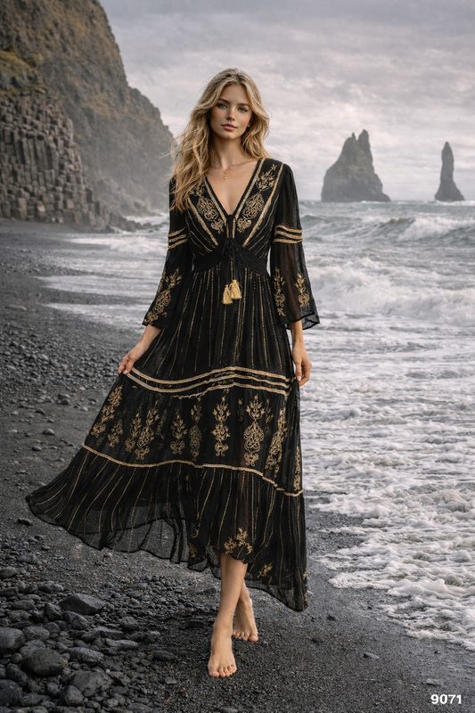 #9071 LONG DRESS PCS