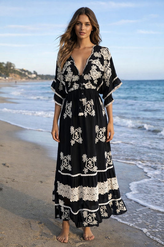 #9092 Langes Kleid Stk.