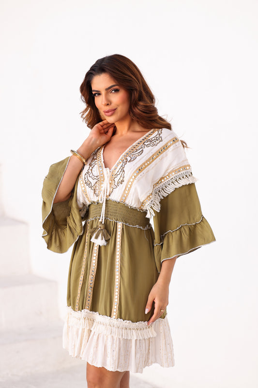 #3410-Short Dress pack of 6