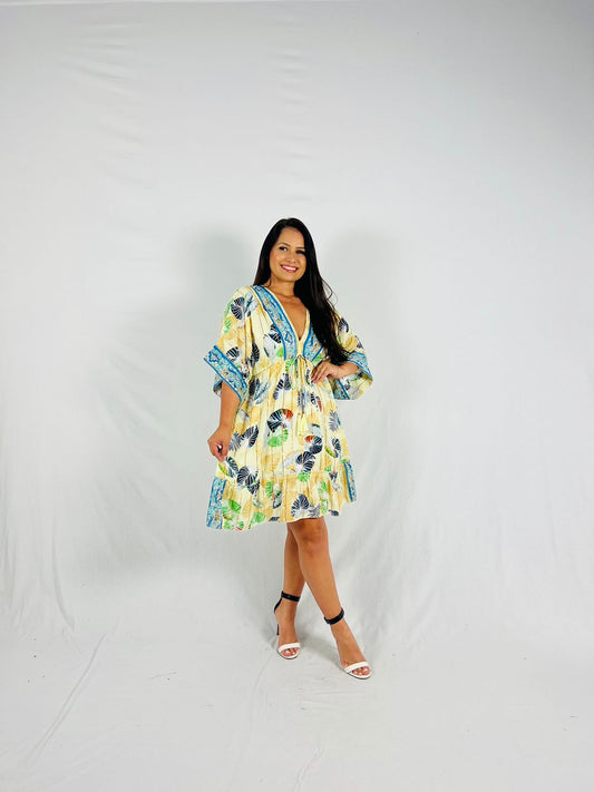 Vestido Corto Talla Única - Paquete al Por Mayor de 8 cores sortidas#D-06