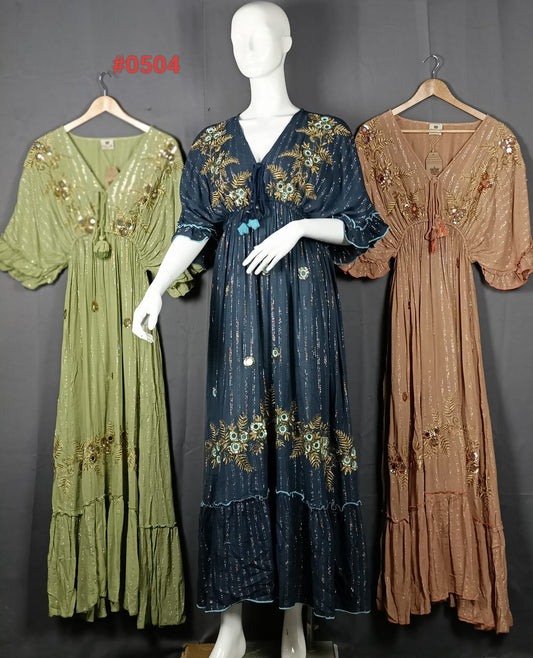 #05-04 LONG DRESS PACK OF 6