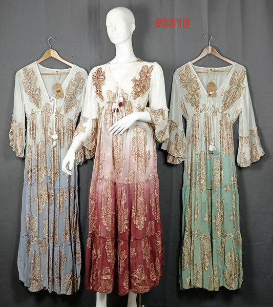 #03-18 LONG DRESS PAACK OF 6
