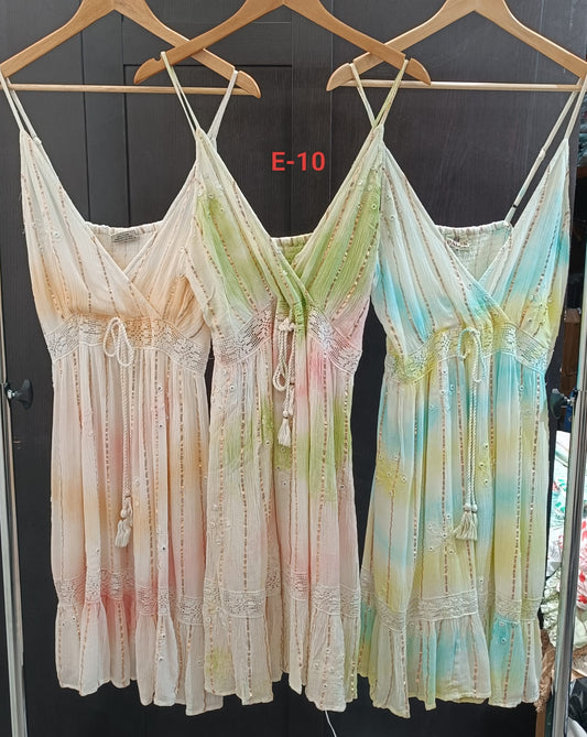 #E-10 SHORT DRESS PACK OF 6