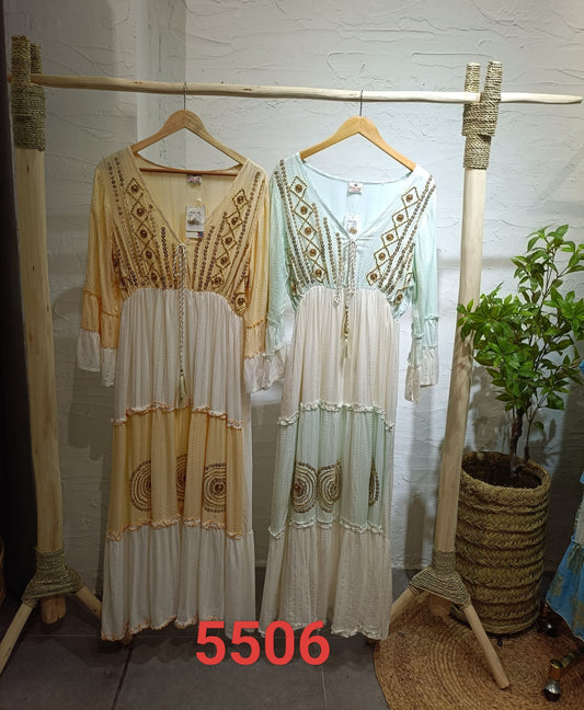 #5506 Long Dress Pack of 6