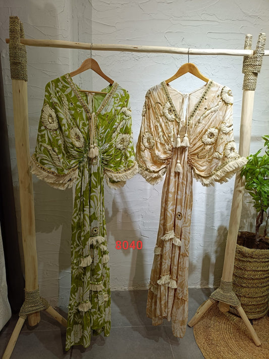 #8040 Long Dress Pack of 6
