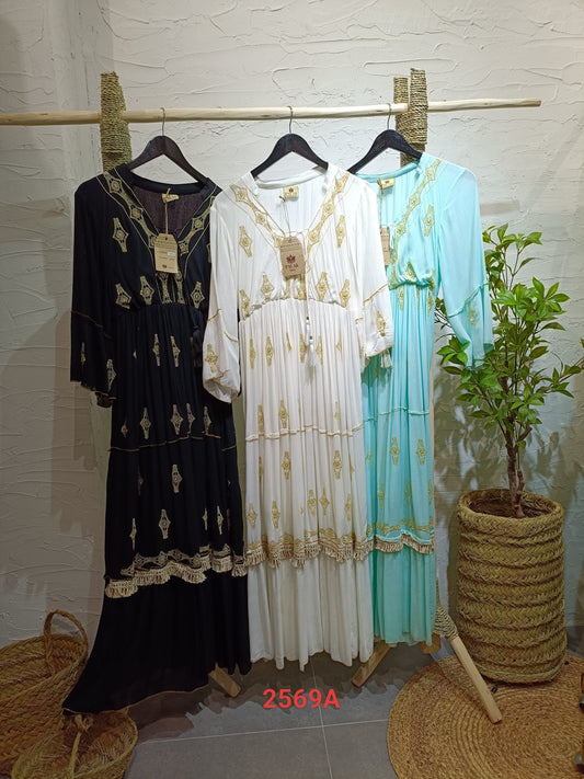 #2569A LONG DRESS PACK OF 6