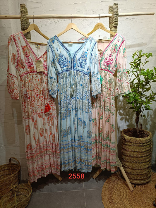 #2558 LONG DRESS PACK OF 6