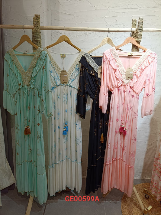 #GE00599A LONG DRESS PACK OF 6