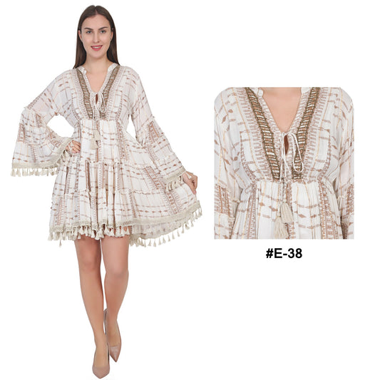 #E-38-Short Dress Pack of 6