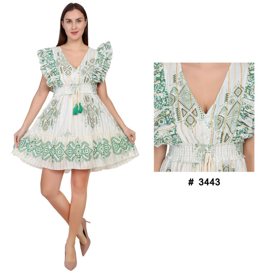 #3443-Short Dress pack of 6