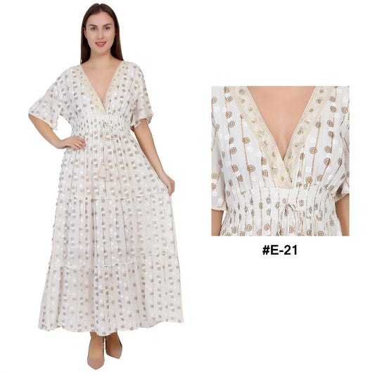 #E-21-Long Dress pack of 6
