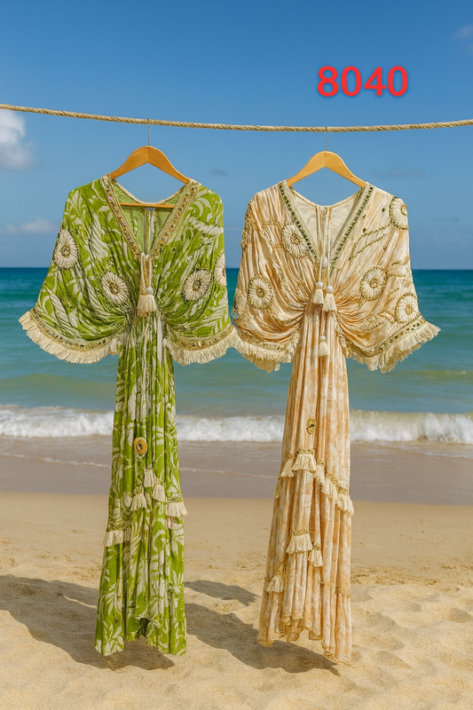 #8040 Long Dress Pack of 6